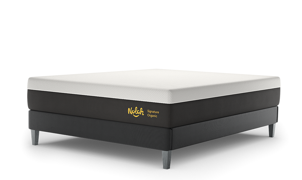 Nolah Platform Base diagonal angle with Signature 12 inch mattress